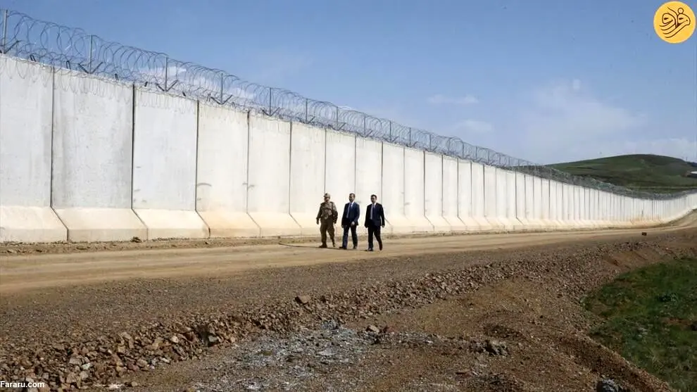 تصاویر/ دیوار مرزی ترکیه با ایران