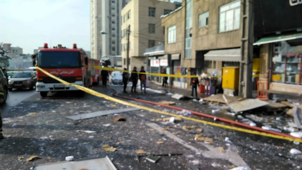 انفجار در یک رستوران خیابان ستارخان تهران + ویدئو