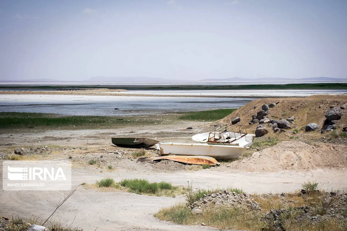 تصاویر | وضعیت وخیم دریاچه ارومیه