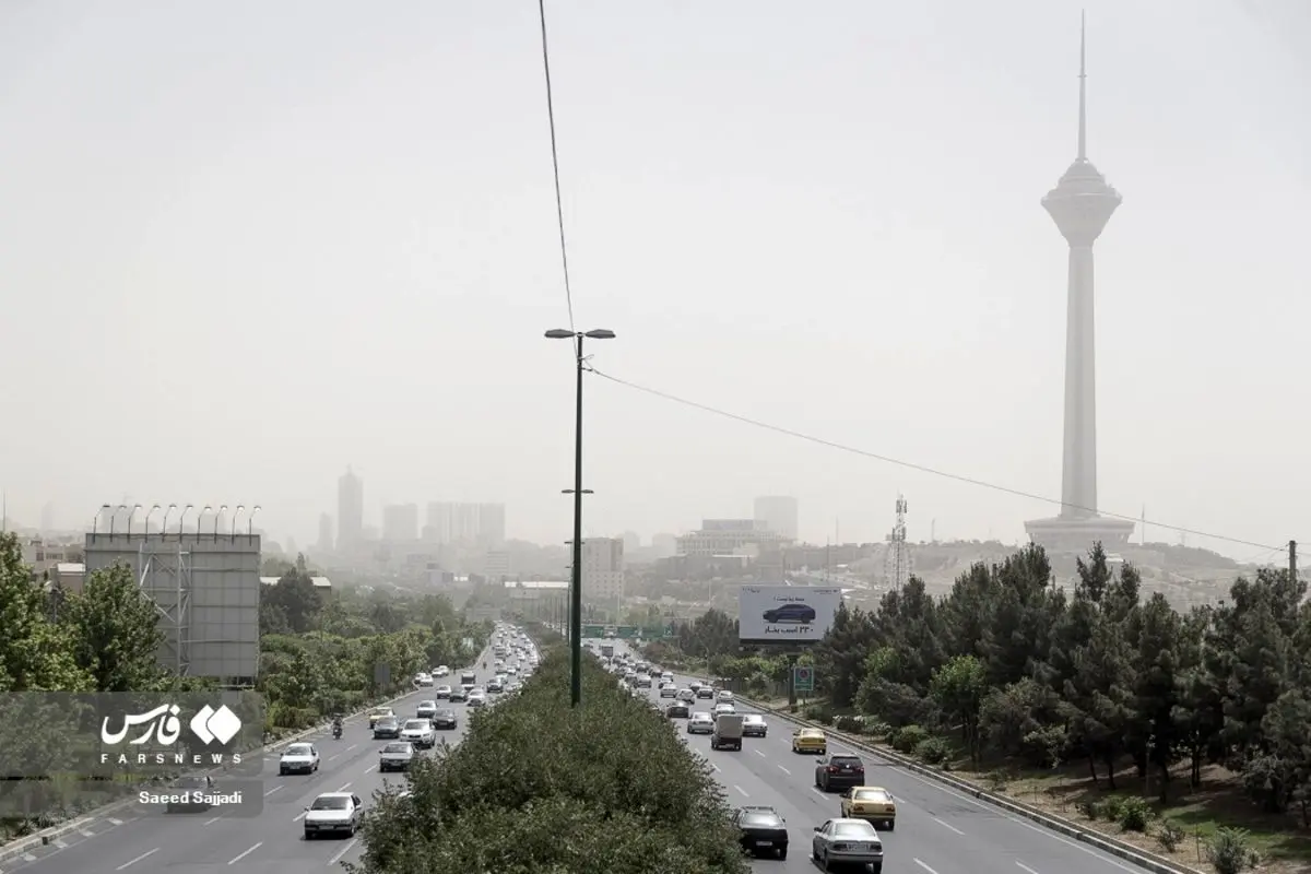 تصاویر| تهران به رنگ خاکستری!