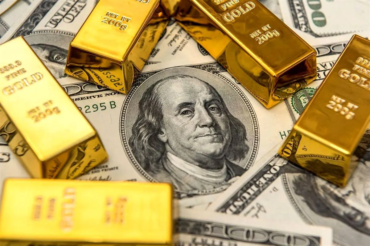 دلار ریخت؛ طلا صعود کرد