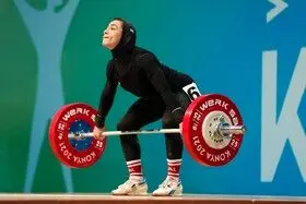 فیلم| دومین دختر افتخار آفرین وزنه‌برداری ایران