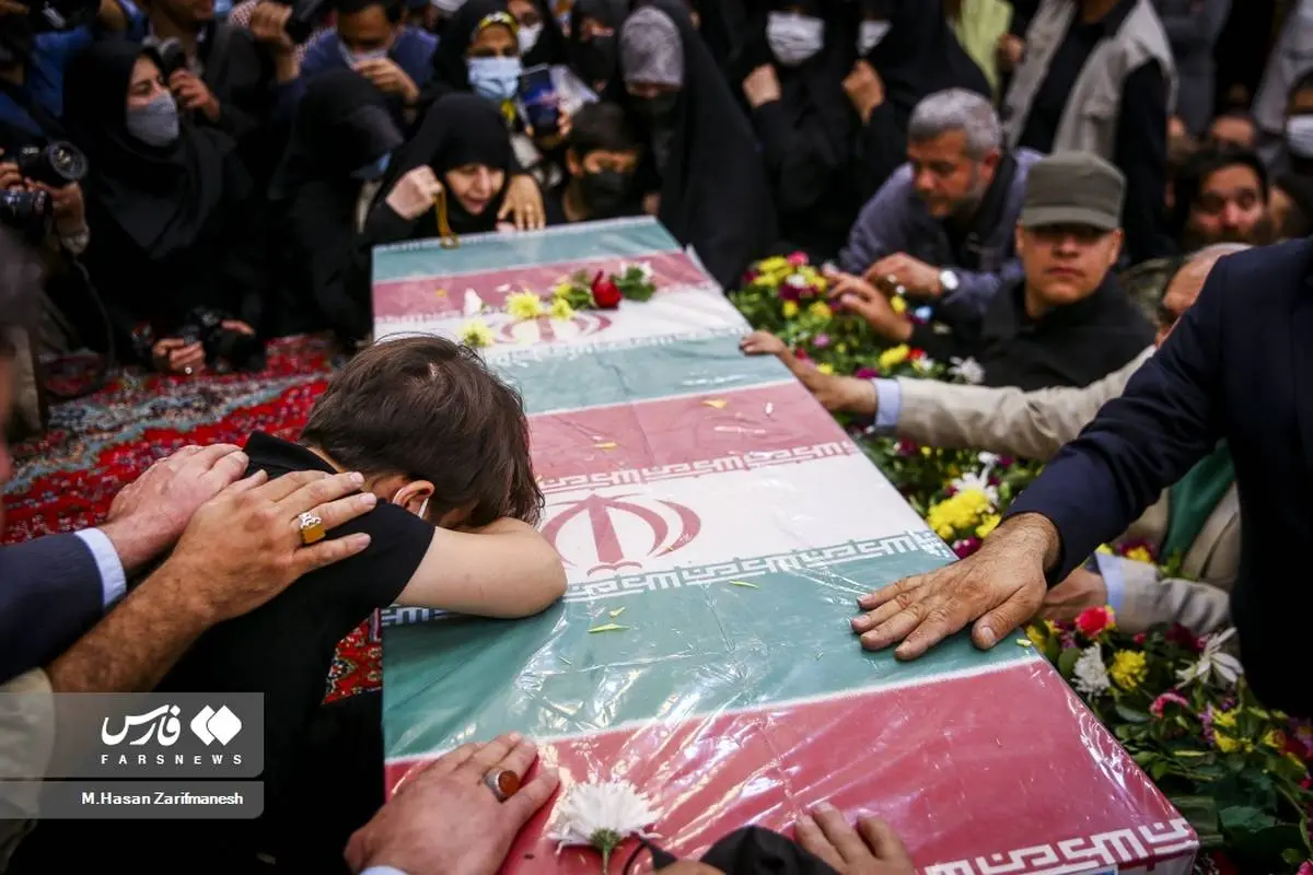 تصاویر| مراسم تشییع شهید صیاد خدایی در تهران