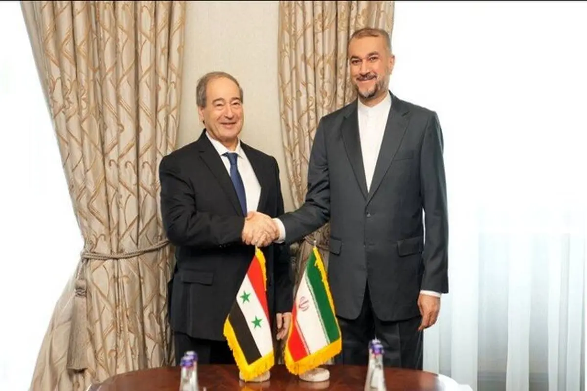 دیدار وزرای امور خارجه ایران و سوریه در مسکو