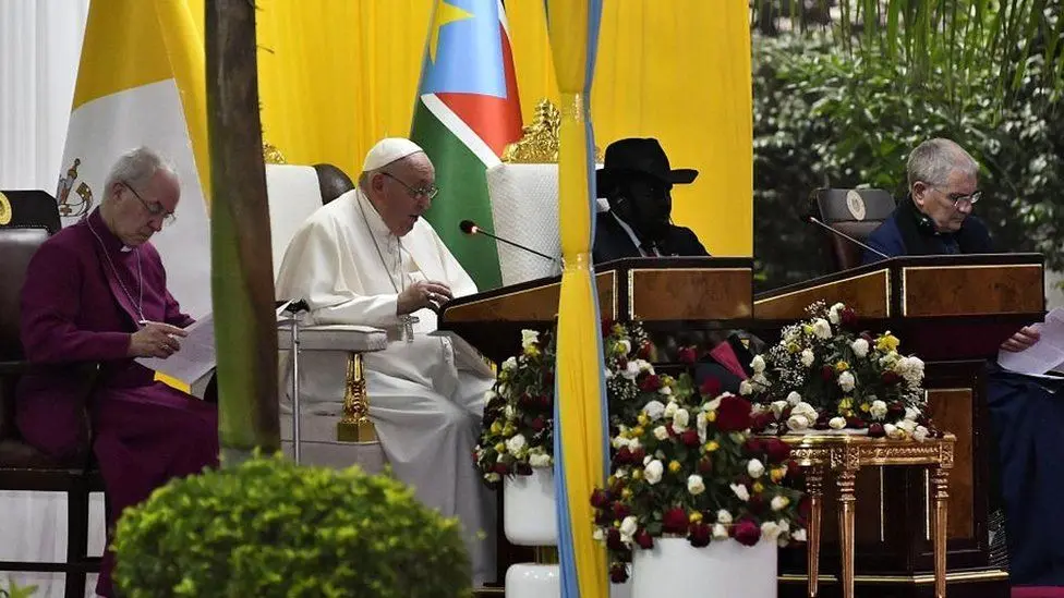 «علیه بی عدالتی فریاد بزنید»، درخواست پاپ از روحانیون سودان جنوبی