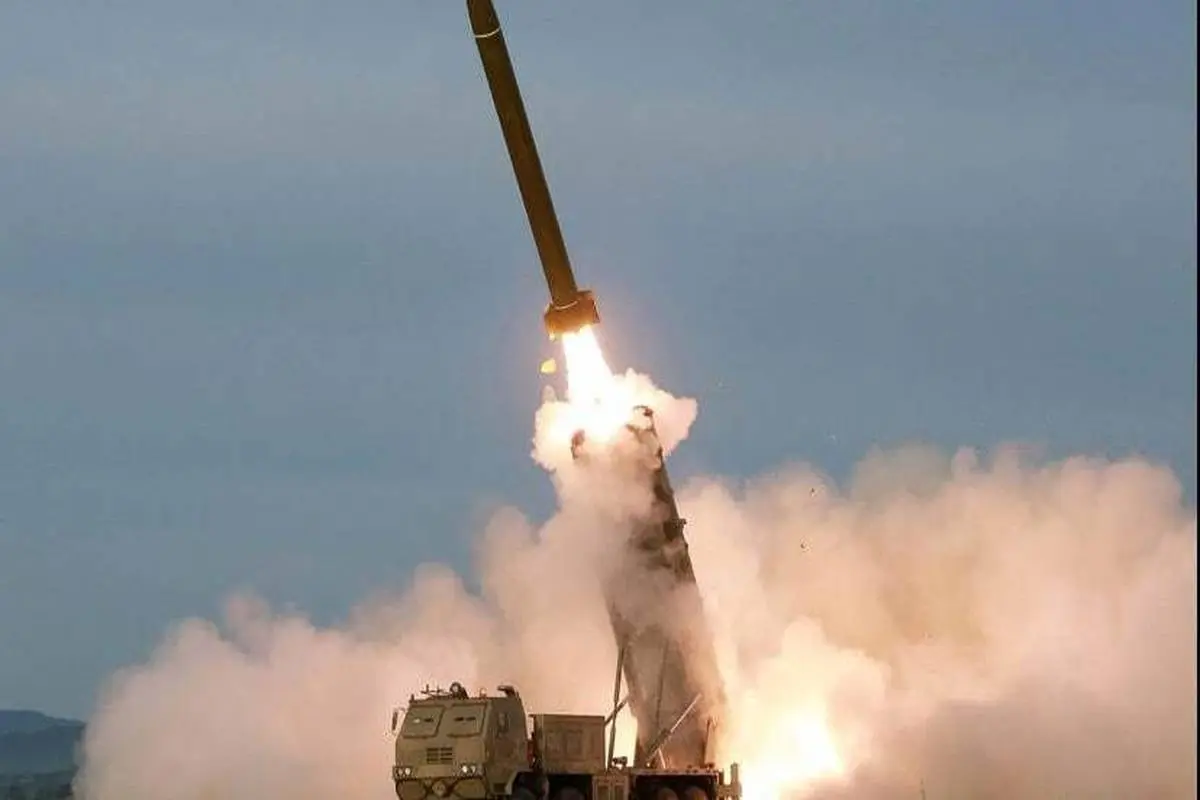 تصویری از آزمایش موشکی کره شمالی که قادر به زدن خاک آمریکاست