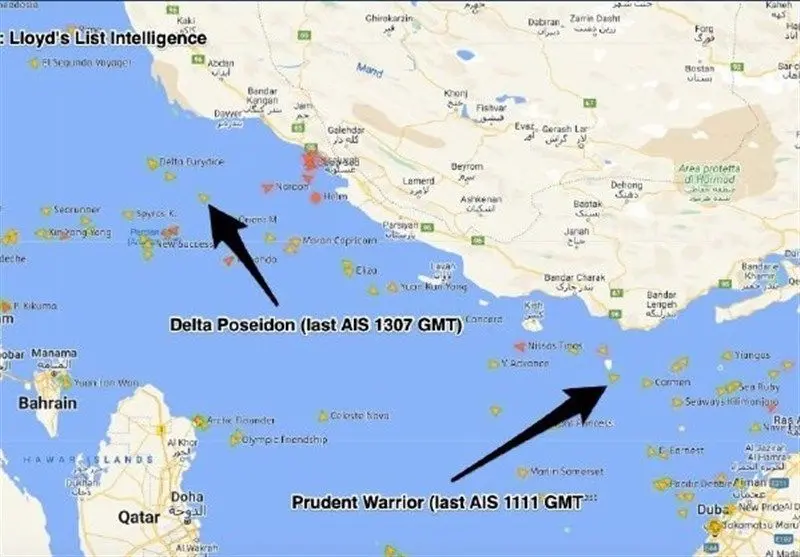 ۲ فروند نفتکش یونانی در آبهای خلیج فارس توقیف شد