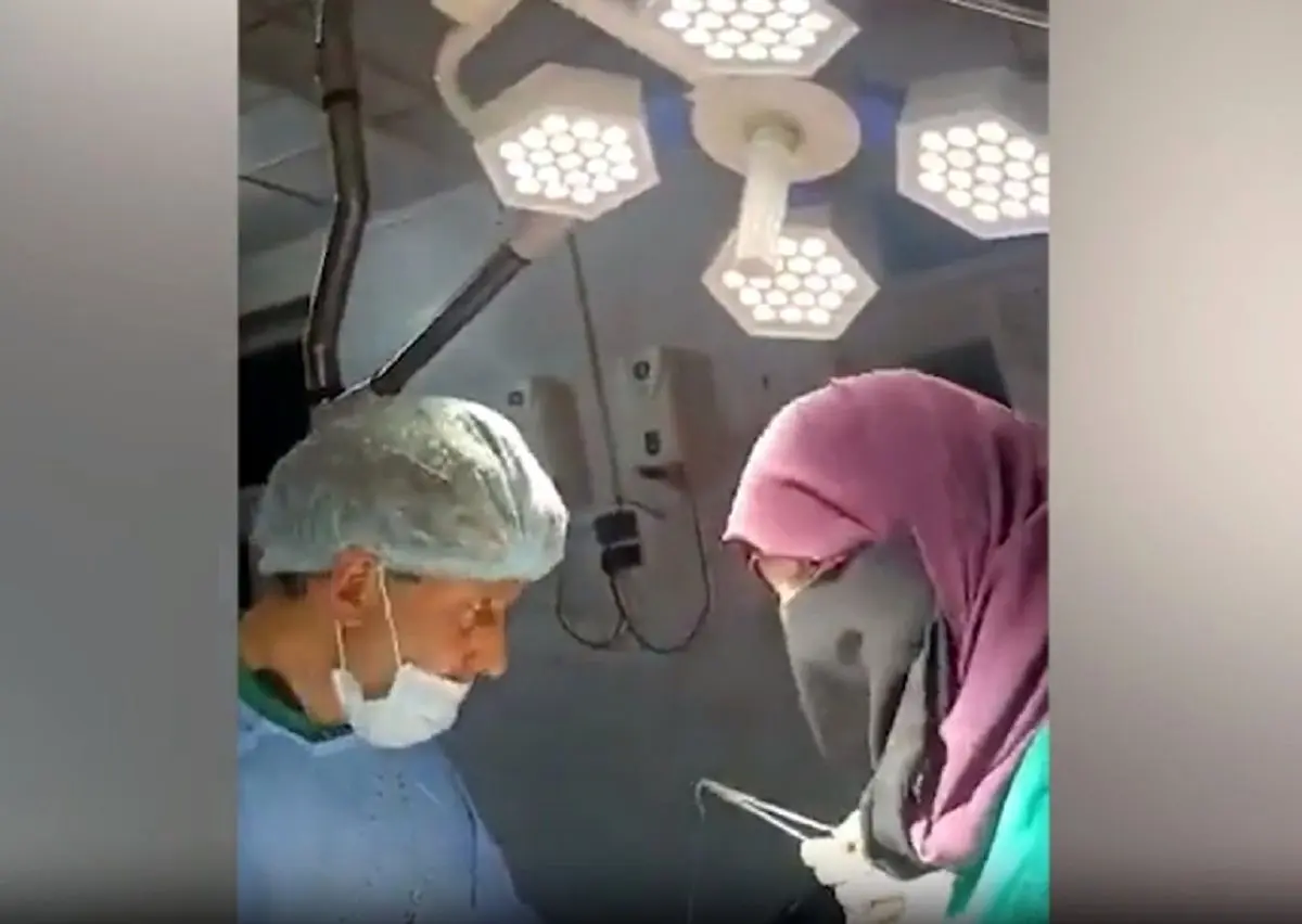 فیلم| لحظه وقوع زلزله هنگام عمل جراحی در پاکستان!