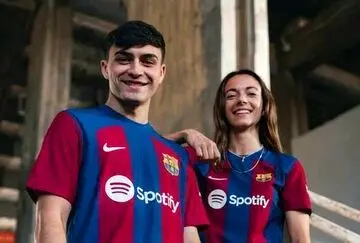 عکس| رونمایی از لباس جدید بارسلونا برای فصل بعد
