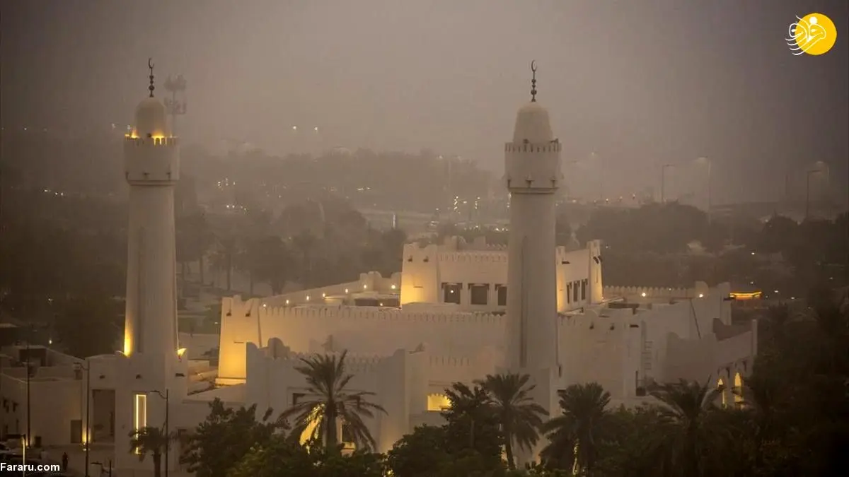 تصاویر| گرد و غبار و طوفان شن در امارات