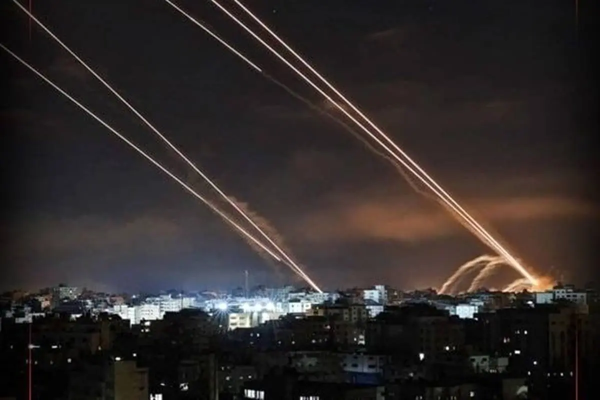تحولات نوار غزه؛ شلیک ۱۰۰ موشک به اراضی اشغالی فلسطین
