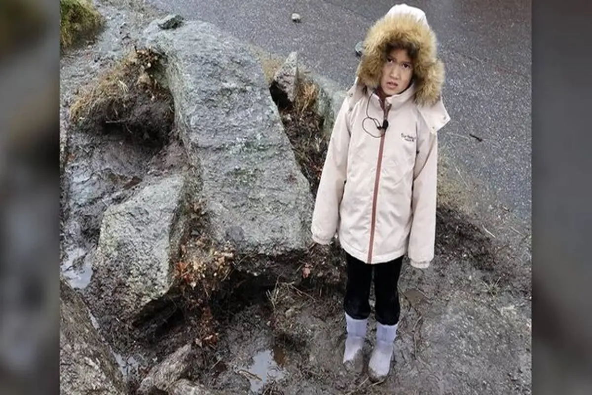 کشف عجیب دختربچه هشت‌ساله! + عکس
