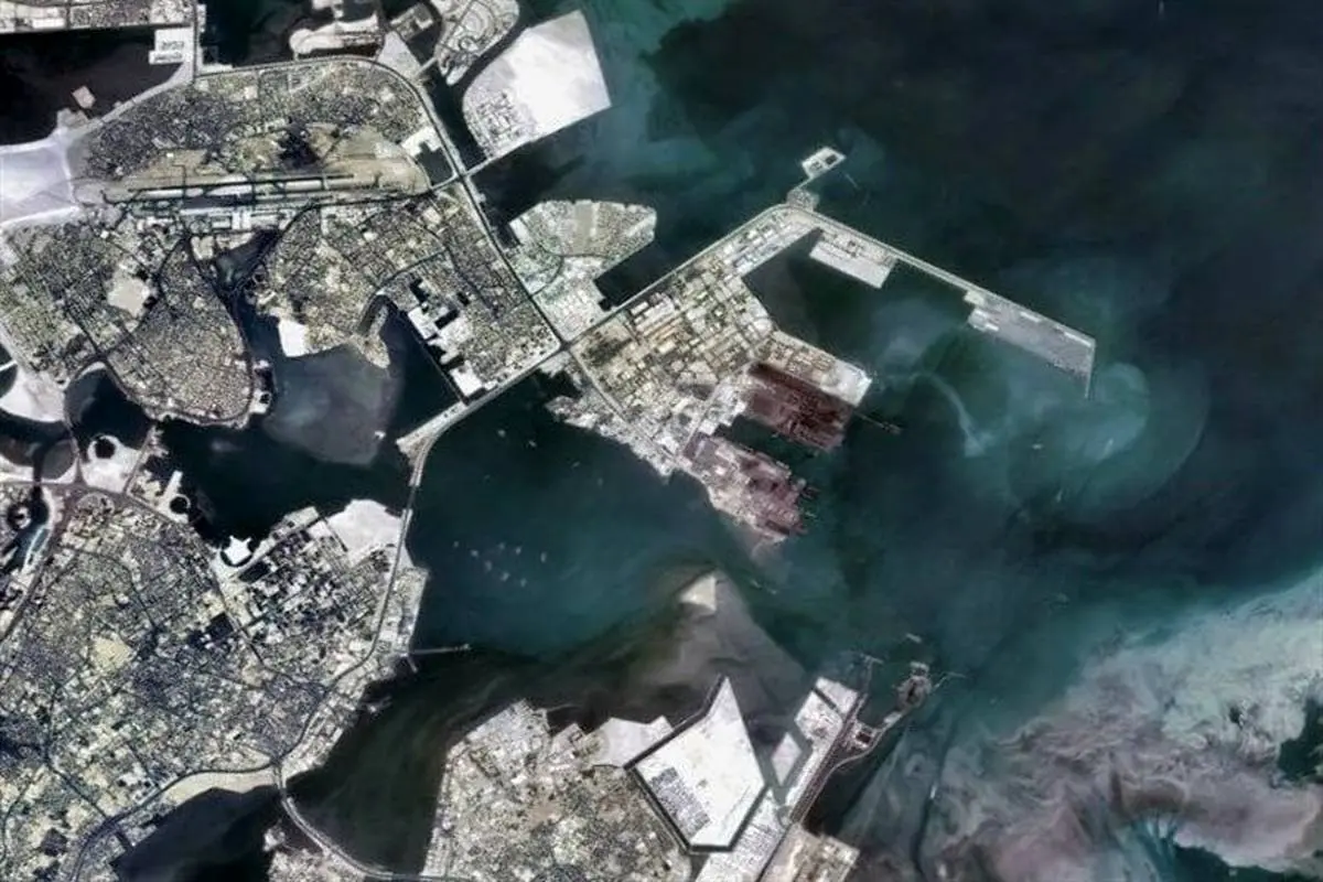 تصویربرداری ماهواره سپاه از پایگاه آمریکا در بحرین +عکس