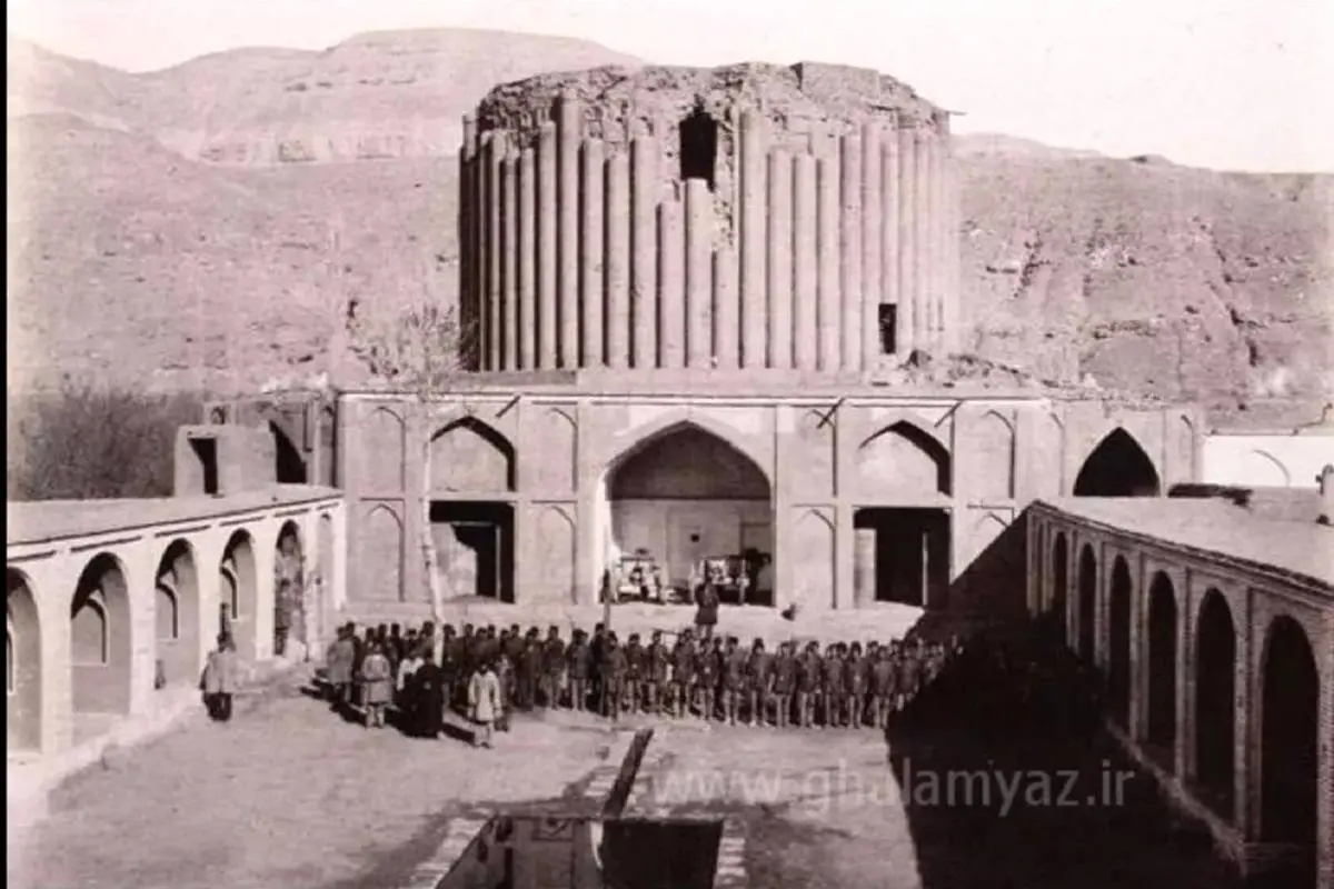کاخ خورشید در زمان حکومت قاجار + تصاویر