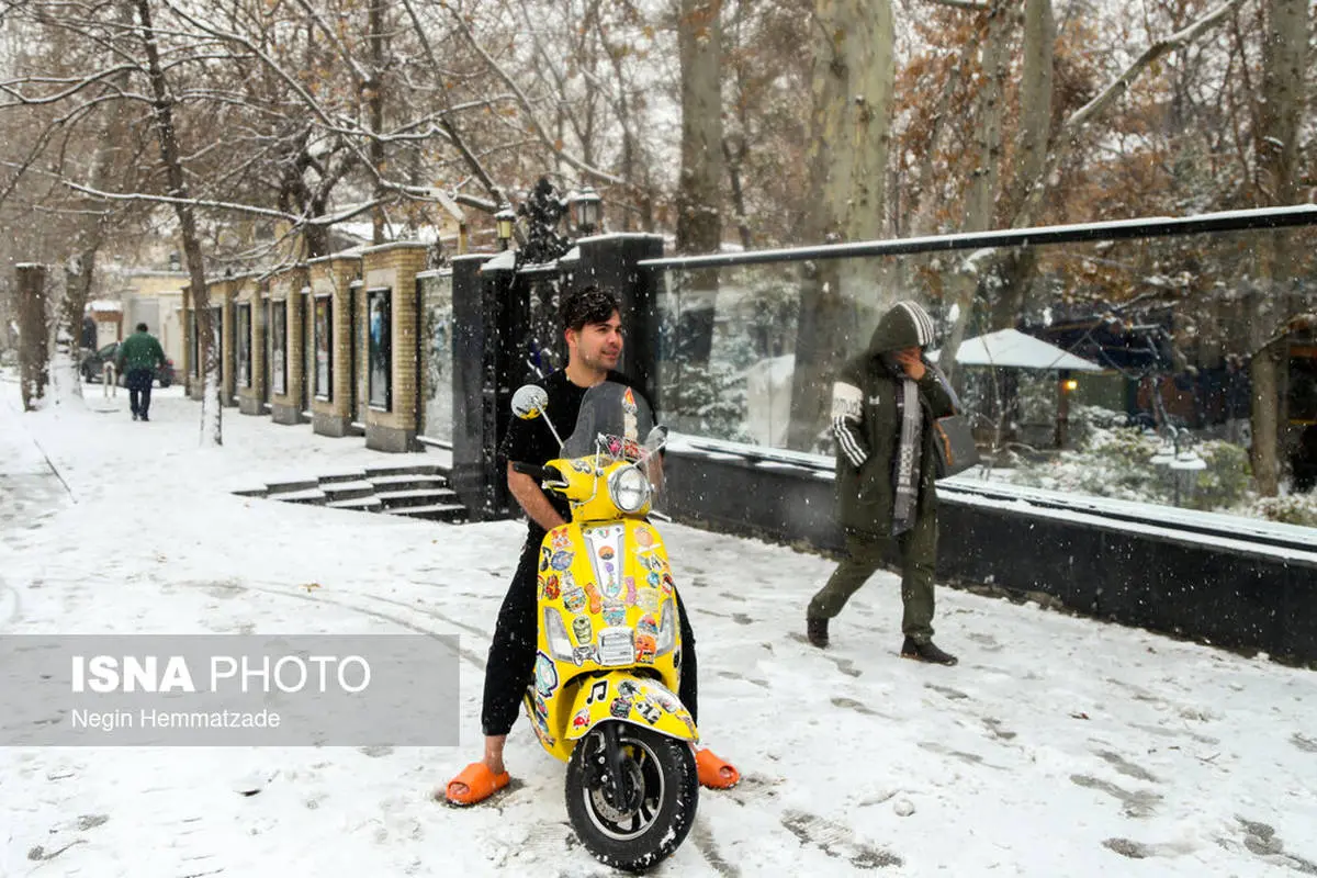 تصاویر | تهران زیر صفر