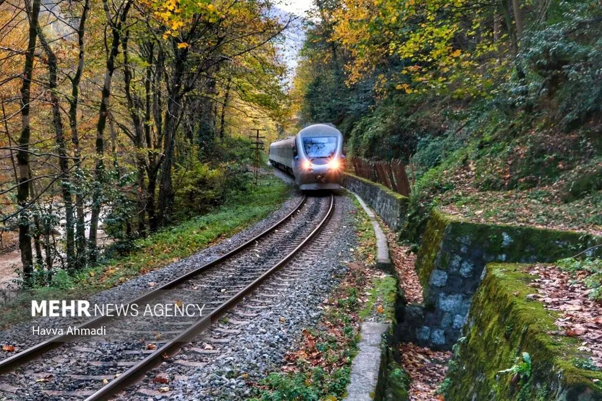 ریل گردی؛ پاییز راه آهن شمال + تصاویر