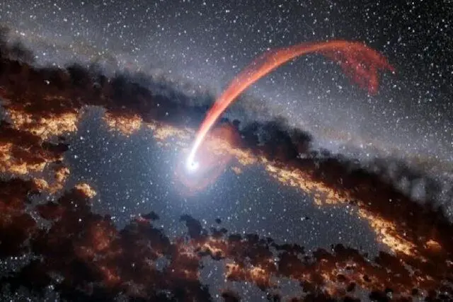 کشف یک سیاه‌چاله گرسنه در نزدیک‌ترین فاصله به زمین! +تصویر