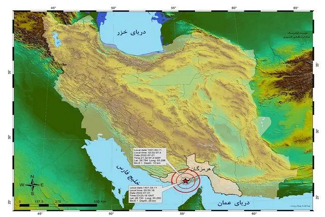 زلزله، ایران را ۷ هزار بار لرزاند! + جدول و نمودار