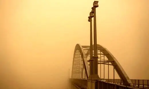 گزارش تصویری گاردین از آلودگی هوا در اهواز