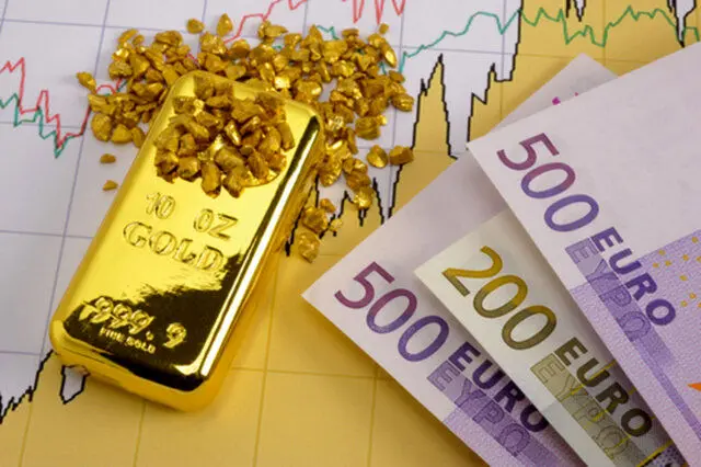 قیمت طلا و یورو کاهش یافت