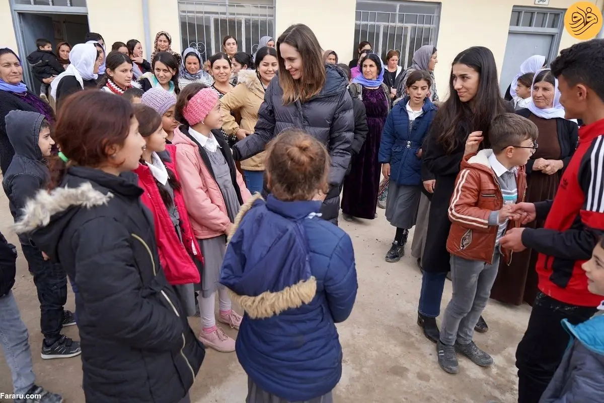 حضور آنجلینا جولی در سنجار ۸ سال پس از نسل‌کشی داعش
