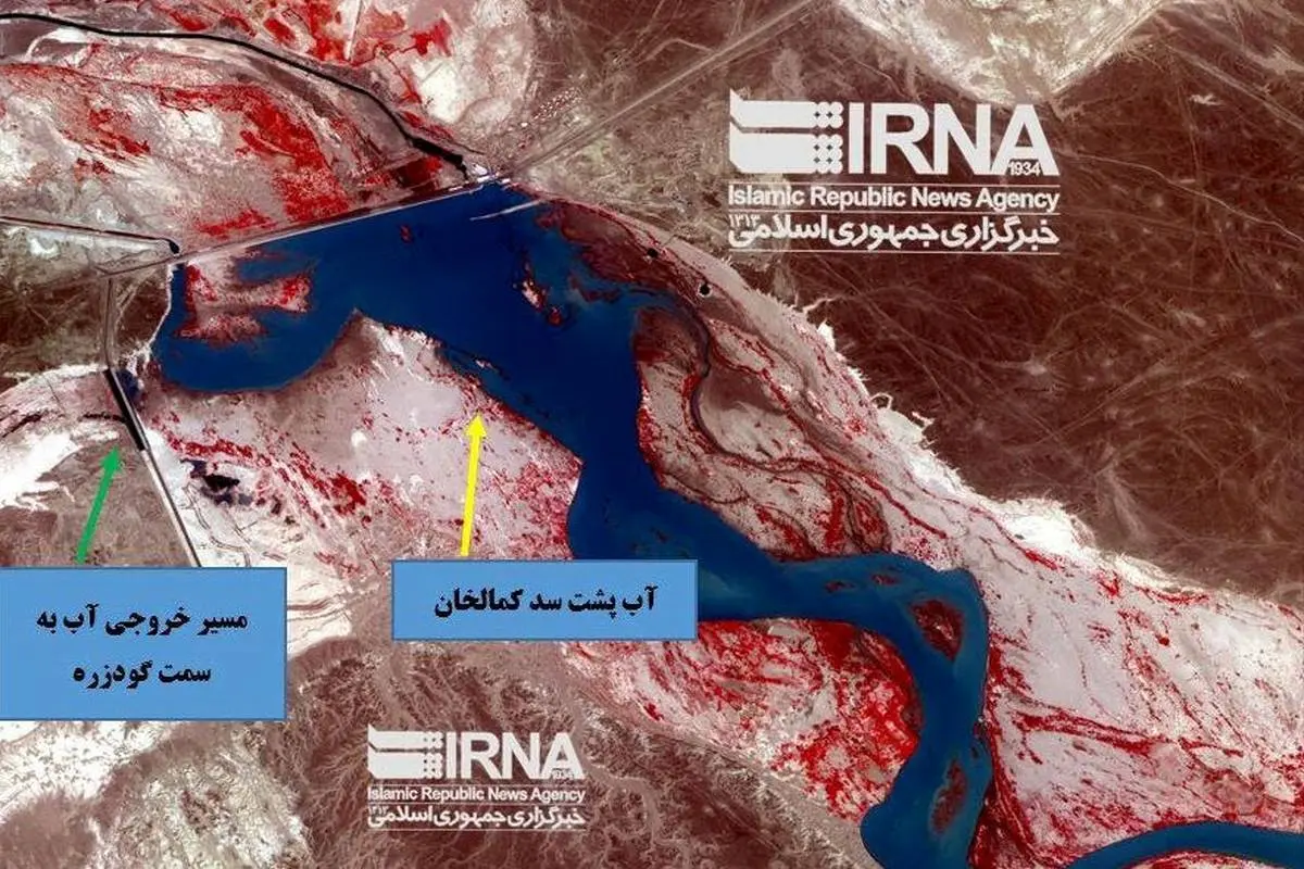 تصاویر ماهواره‌ای، ادعای طالبان را رد کرد/ مقادیر قابل‌توجه آب پشت سد کجکی و کمالخان