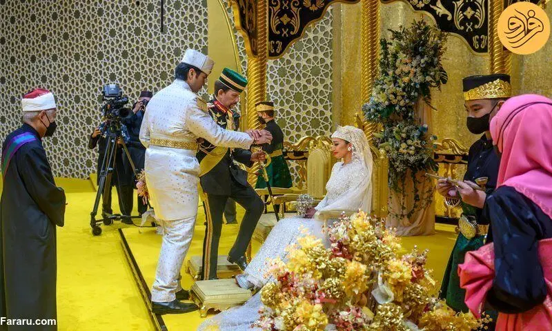 ببینید | اولین عروسی سلطنتی سال؛ پنجمین دختر سلطان برونئی به خانه بخت رفت