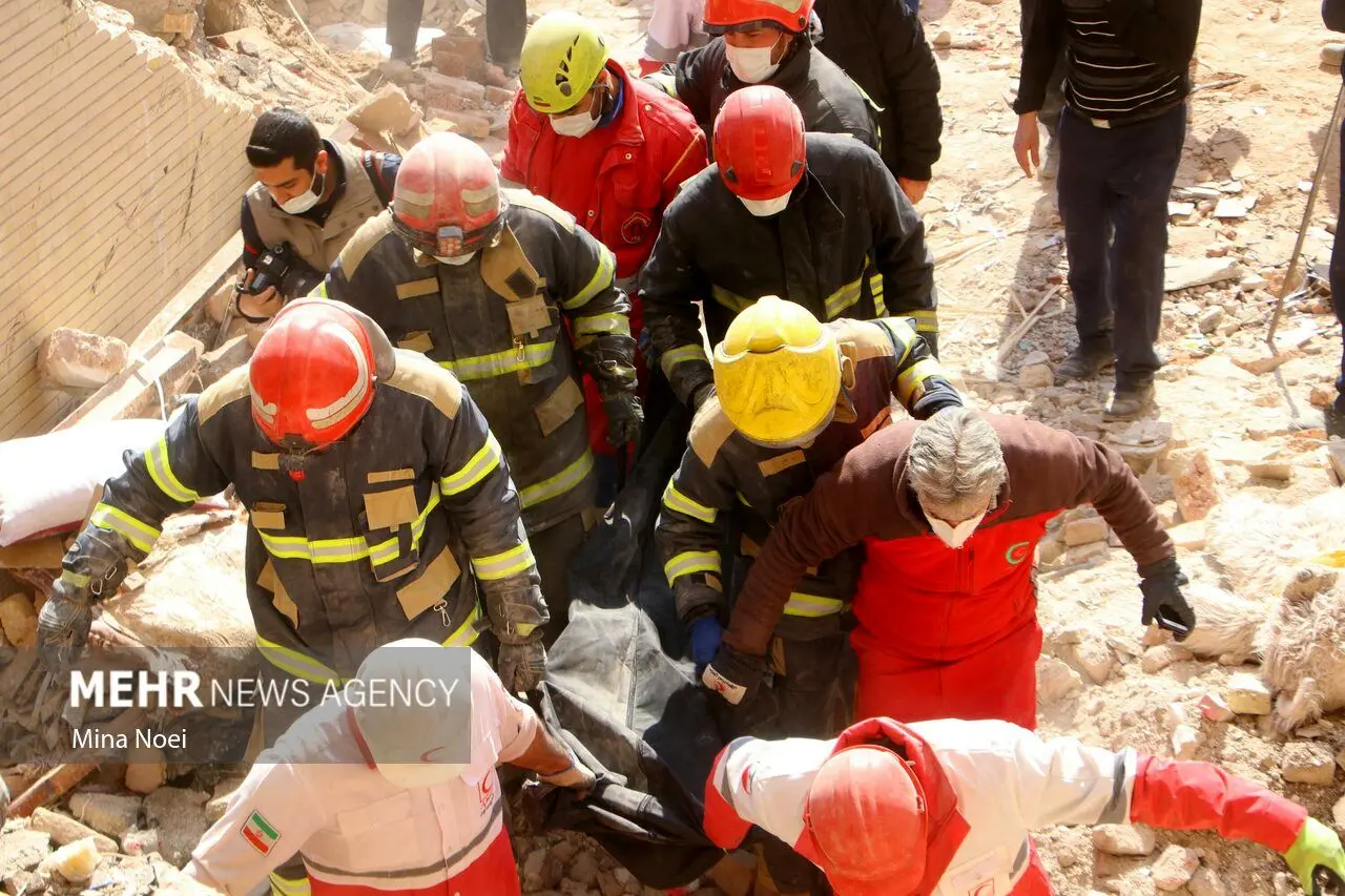 تصاویری از انفجار مرگبار ساختمان در تبریز