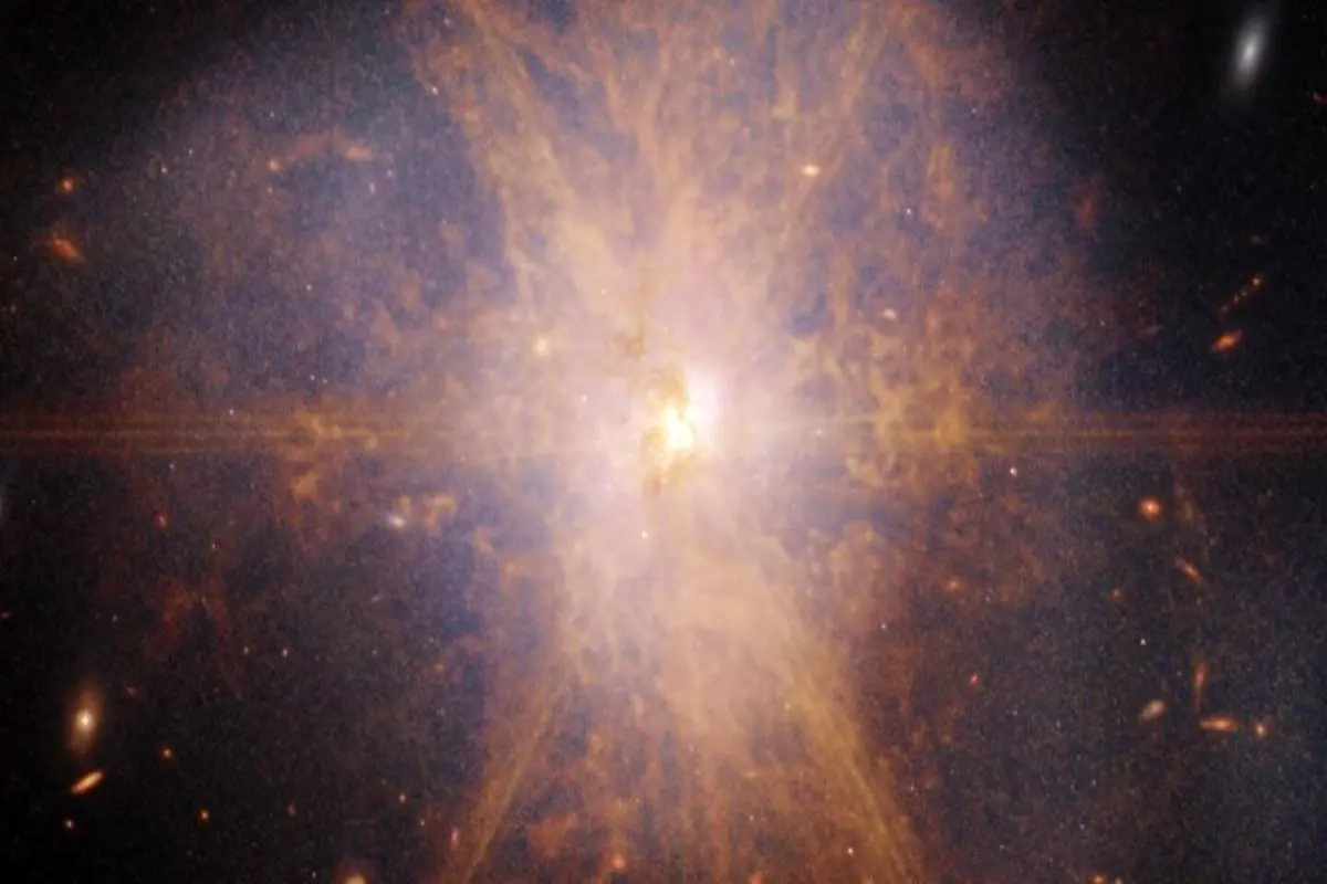 تصویری خیره‌ کننده از برخورد دو کهکشان توسط جیمز وب ثبت شد