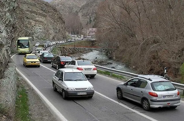 محدودیت‌های ترافیکی جاده چالوس و تهران-شمال
