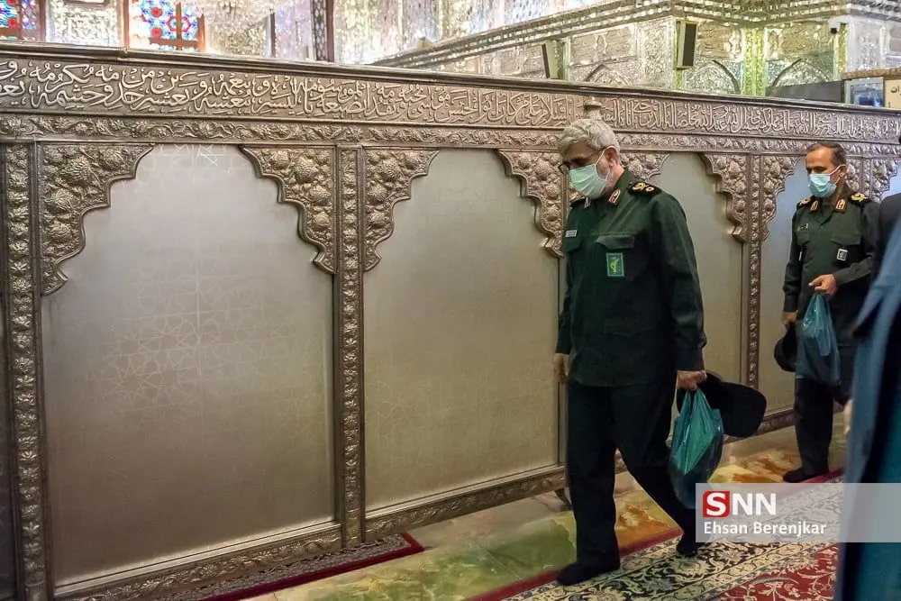 عکسی از فرمانده متواضع سپاه قدس در شیراز
