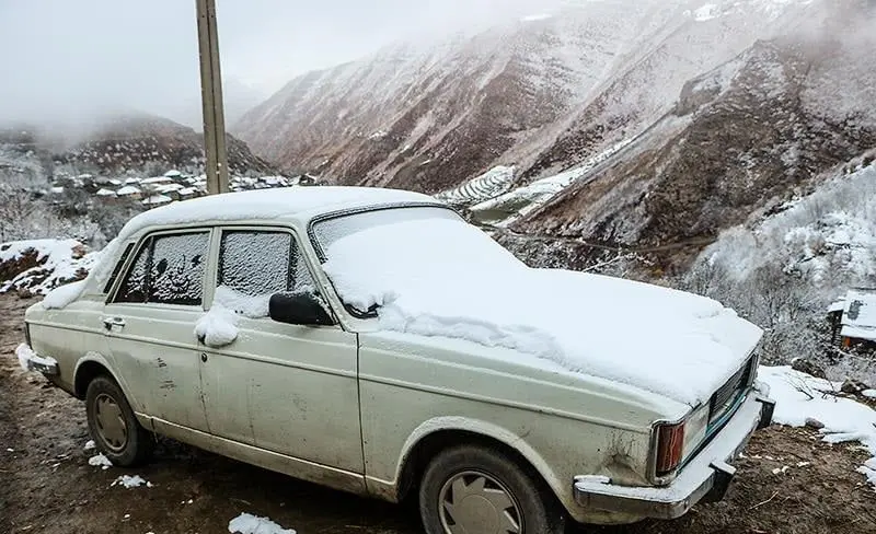 بارش برف و باران در جاده‌های ۶ استان