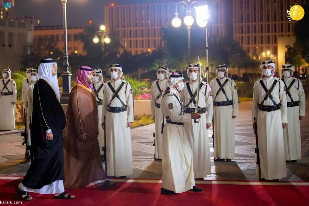 نخستین سفر بن سلمان به قطر، پس از پایان اختلافات +تصاویر
