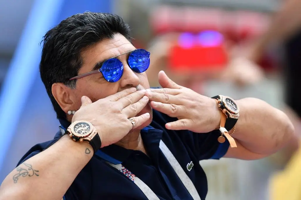 ساعت چند ده هزار دلاری مارادونا در هند پیدا شد
