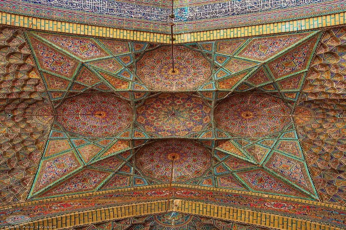 عکس/ ظرافتِ معماری مسجد نصیرالملک شیراز