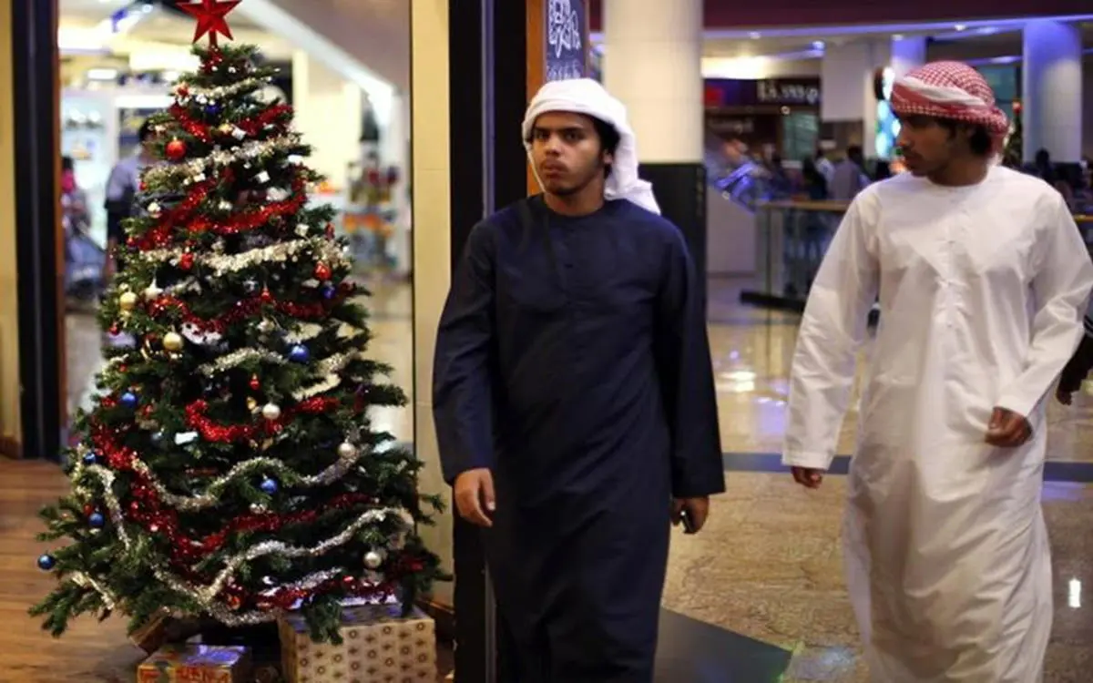 کریسمس به عربستان سعودی رسید + تصاویر