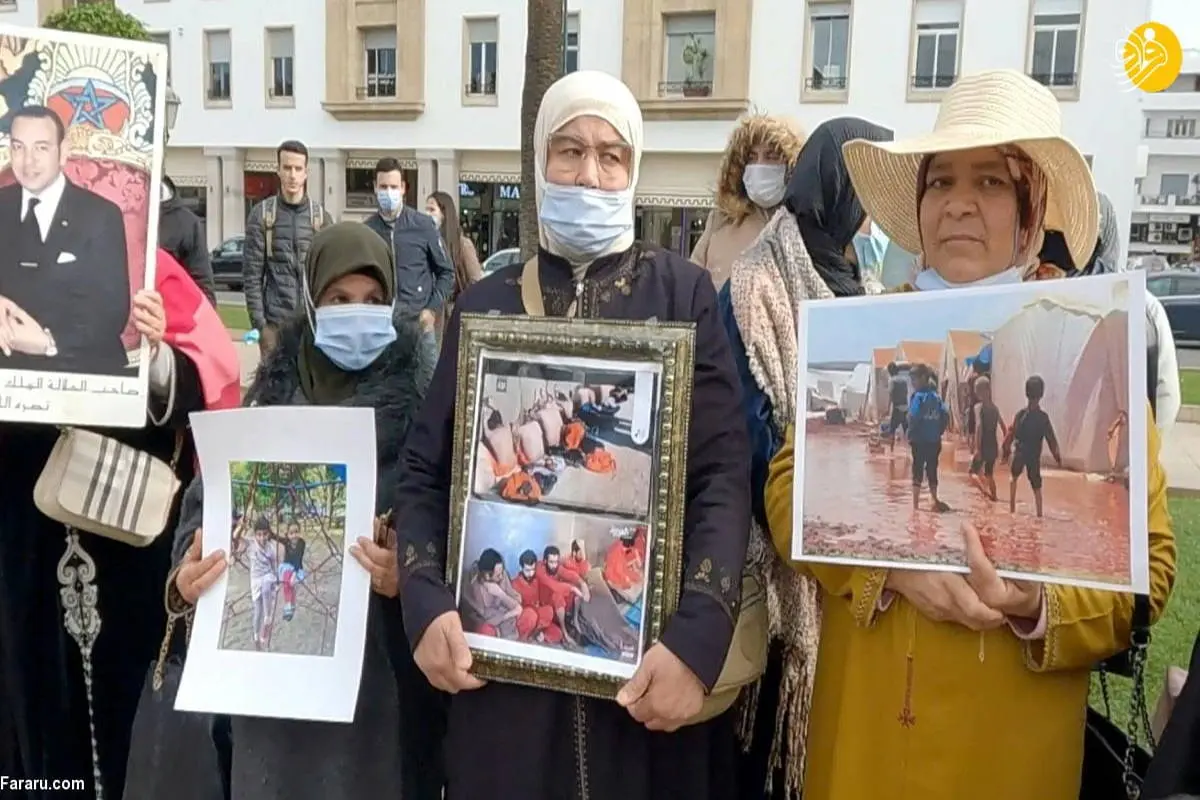 ویدئو/ تجمع اعتراضی مادران نیروهای داعش