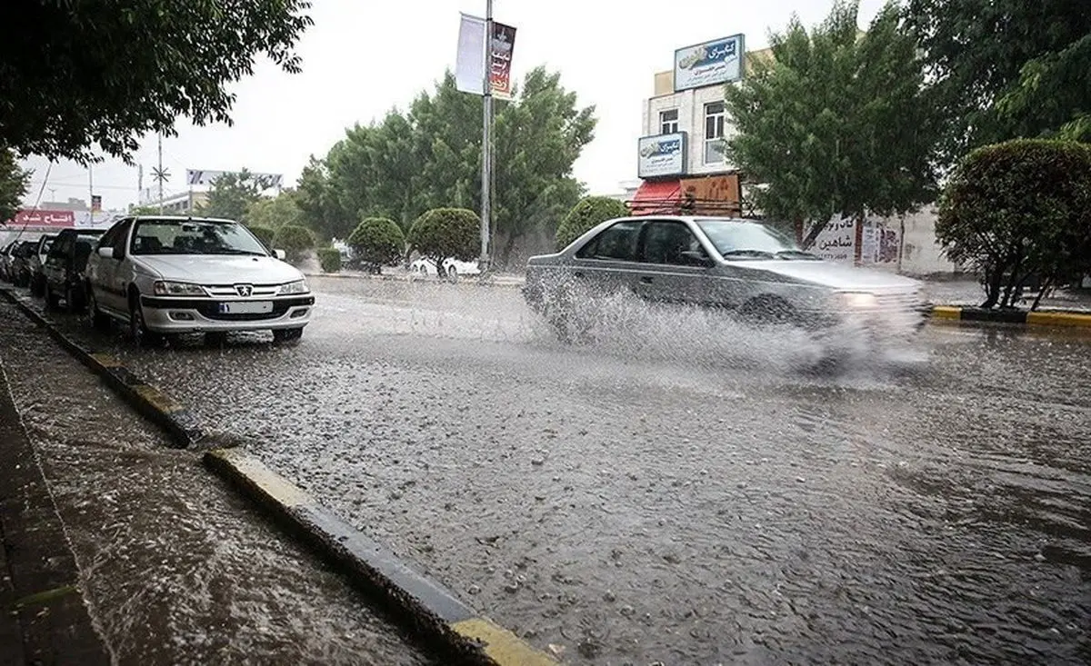 بارش باران و وزش باد شدید در ۷ استان