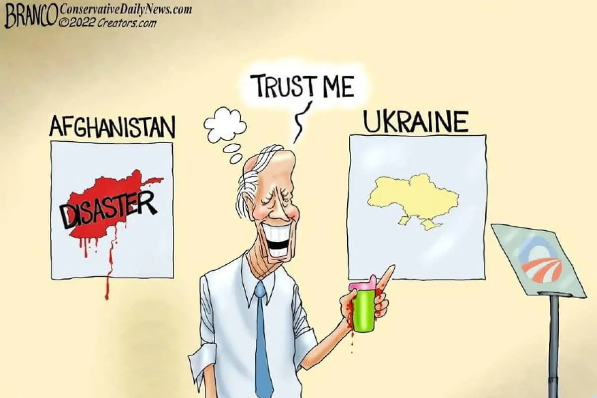 کاریکاتور/ افغانستان را آباد کردم، نوبت اوکراین است!