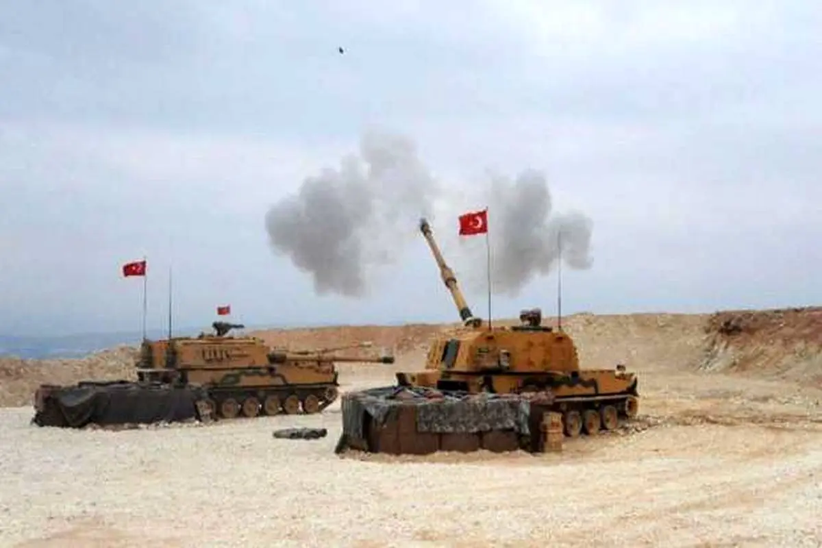 حمله توپخانه‌ای ارتش ترکیه به خاک سوریه