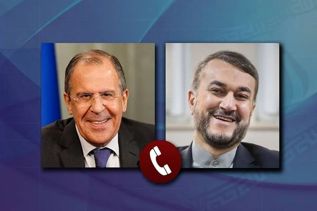 تماس تلفنی وزرای خارجه ایران و روسیه حول برجام و اوکراین