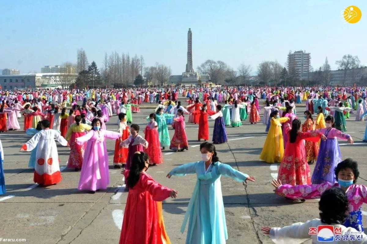 جشن روز جهانی زن در کره شمالی با اسب سواری + ویدئو