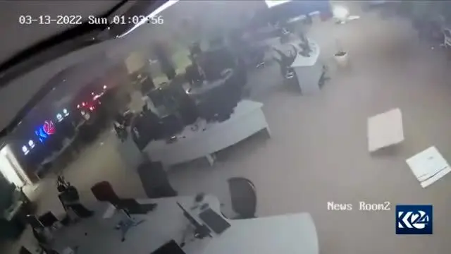ویدئو/ لحظه حمله‌موشکی به اربیل از دوربین مداربسته