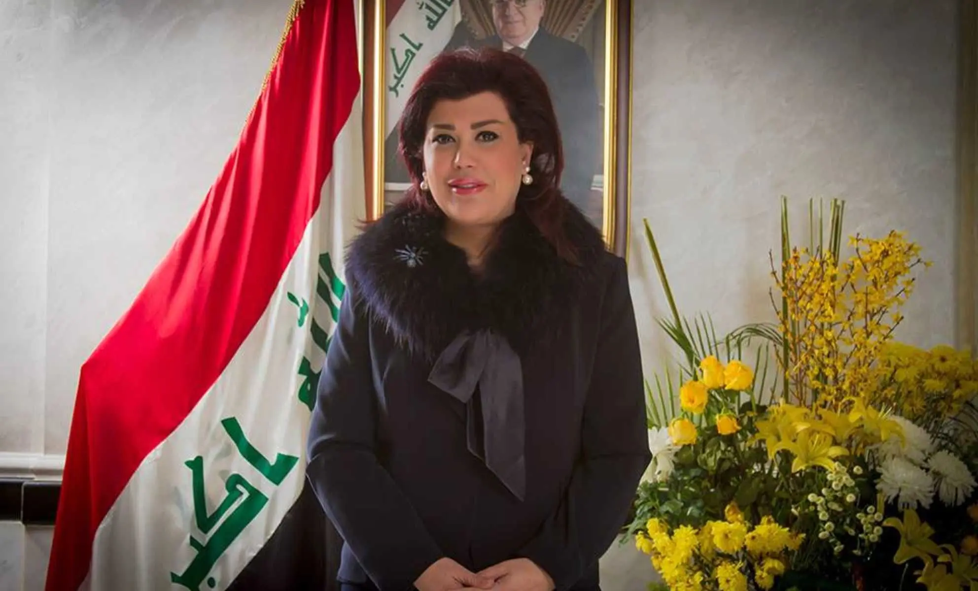 عکس| اولین سفیر زن عراق در عربستان تاریخ ساز شد