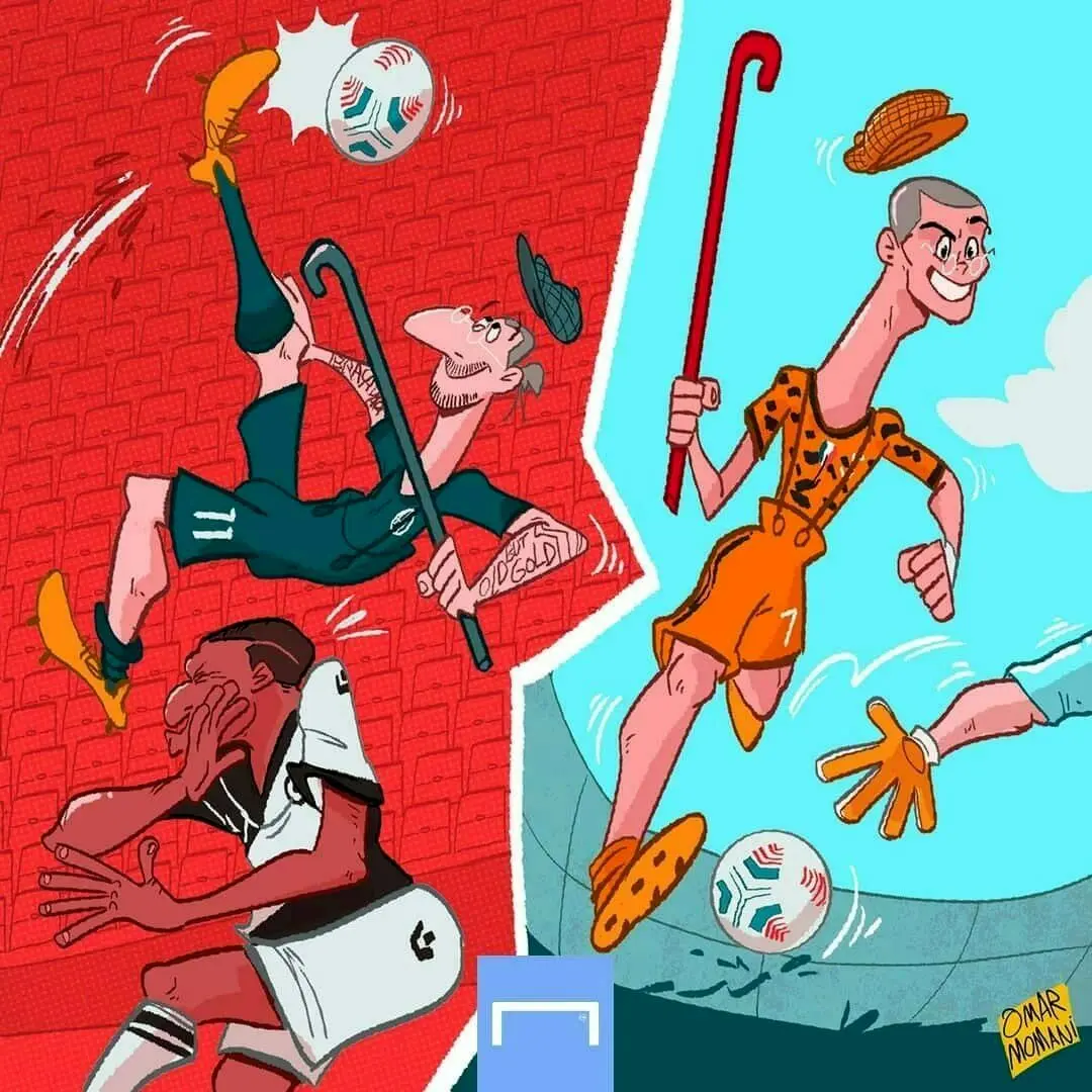 کارتون| پیرمردهای لیگ ایتالیا پس از کرونا اوج گرفتند