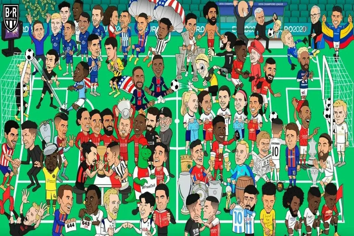 کارتون| مهمترین اتفاقات فوتبالی۲۰۲۰