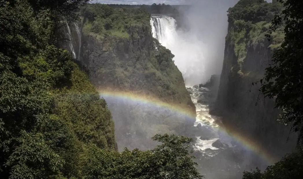 تصاویر| آبشار شگفت انگیز ویکتوریا در زامبیا