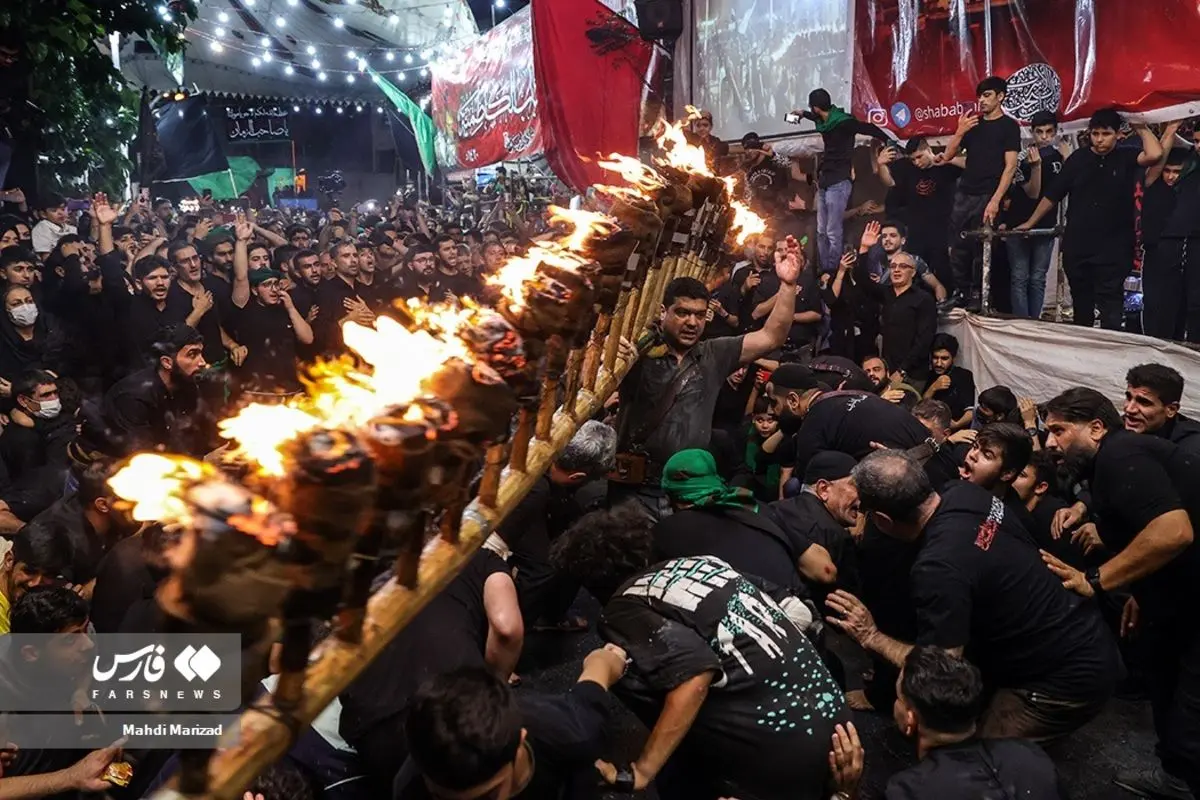 تصاویر | آئین سنتی مشعل گردانی در تهران