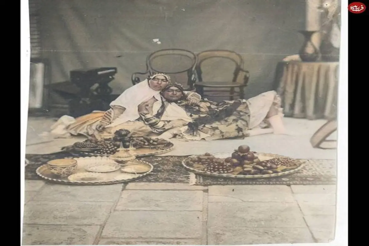 عکس | عکس های رنگی دیده نشده از حرمسرای ناصرالدین شاه قاجار