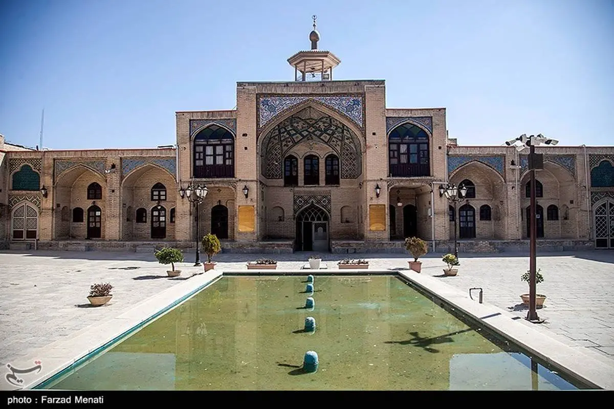 تصاویری از مسجد زیبای عمادالدوله در کرمانشاه